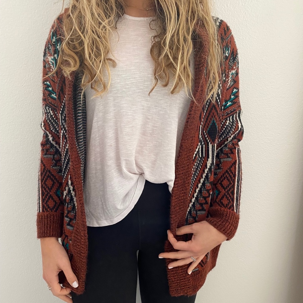 Knit Sweater with Hood